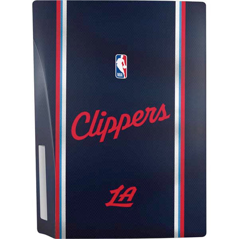 NBA Los Angeles Clippers Distressed Red PS5 Bundle Skin