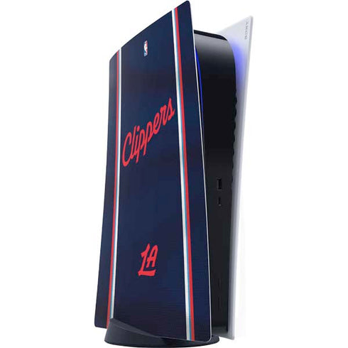 NBA Los Angeles Clippers Distressed Red PlayStation PS5 Skins