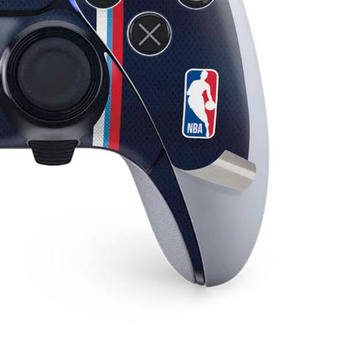 NBA Los Angeles Clippers Distressed Red PS5 DualSense Edge Pro Controller Skin
