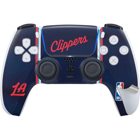 NBA Los Angeles Clippers Distressed Red PS5 Pro Bundle Skin