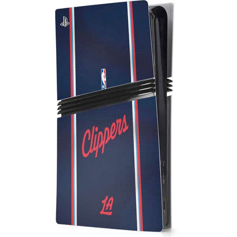 NBA Los Angeles Clippers Distressed Red PlayStation PS5 Skins