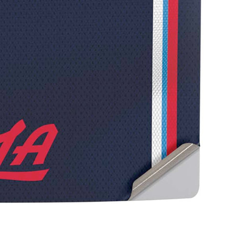 NBA Los Angeles Clippers Distressed Red PS5 Slim Digital Edition Bundle Skin