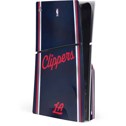 NBA Los Angeles Clippers Distressed Red PlayStation PS5 Skins