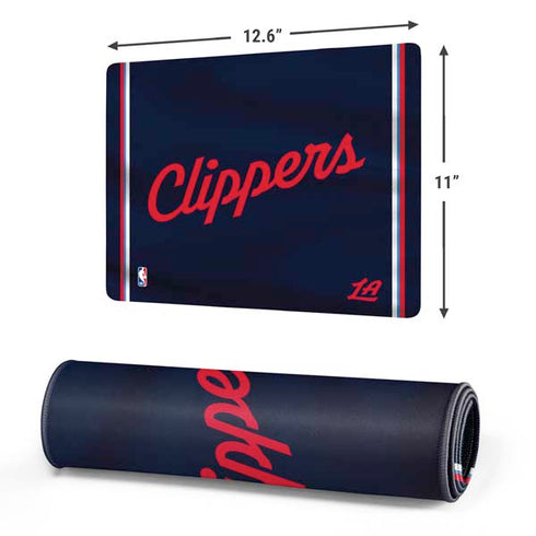 NBA Los Angeles Clippers Distressed Red Gaming Mouse Pad