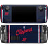 NBA Los Angeles Clippers Distressed Red Steam Deck Handheld Gaming Computer OLED Skin