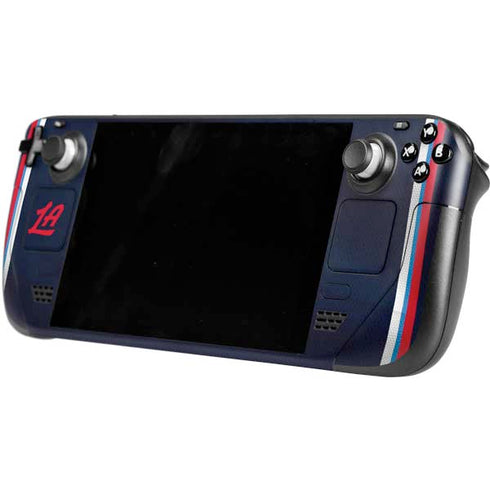 NBA Los Angeles Clippers Distressed Red Steam Deck Handheld Gaming Computer OLED Skin