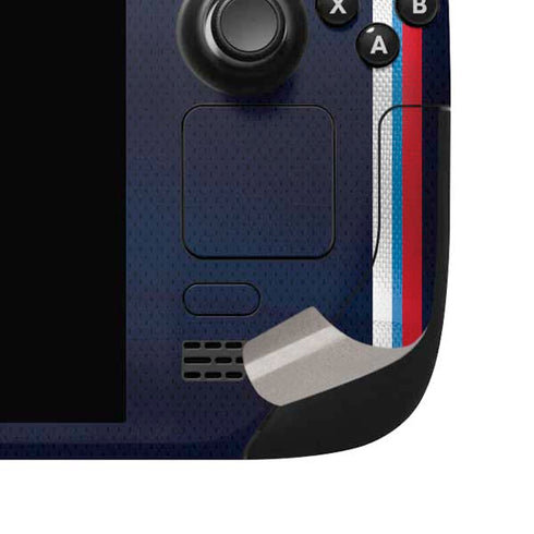 NBA Los Angeles Clippers Distressed Red Steam Deck Handheld Gaming Computer OLED Skin