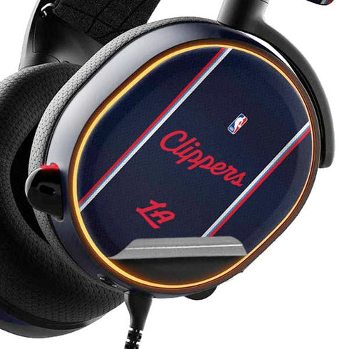 NBA Los Angeles Clippers Distressed Red SteelSeries Arctis 3 Skin