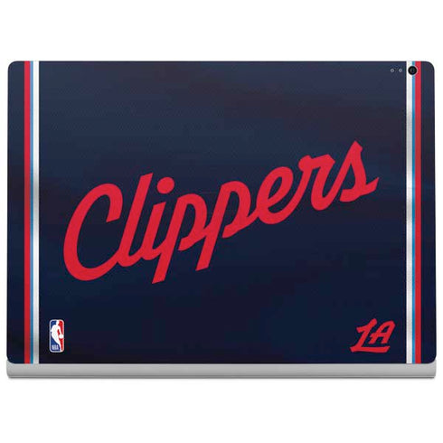 NBA Los Angeles Clippers Distressed Red Surface Book 2 13.5in Skin
