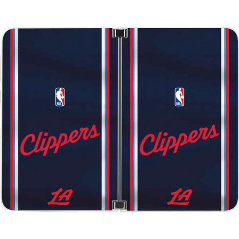 NBA Los Angeles Clippers Distressed Red Surface Duo Skin