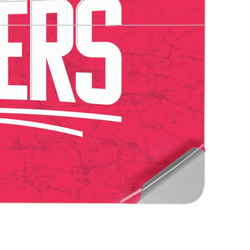 NBA Los Angeles Clippers Distressed Red Surface Laptop Studio Skin