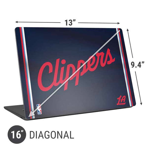 NBA Los Angeles Clippers Distressed Red Universal Laptop 16in (13 x 9.4in) Skin