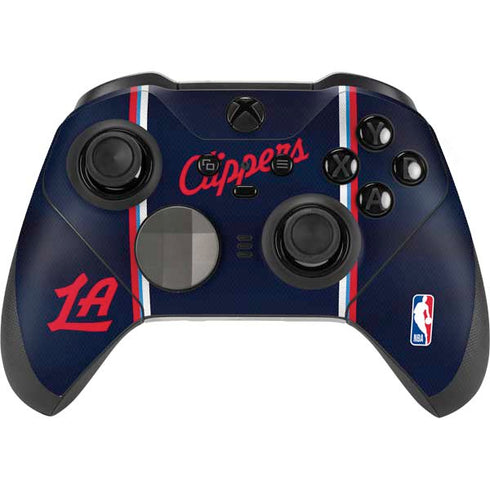 NBA Los Angeles Clippers Distressed Red Xbox Elite Wireless Controller Series 2 Skin