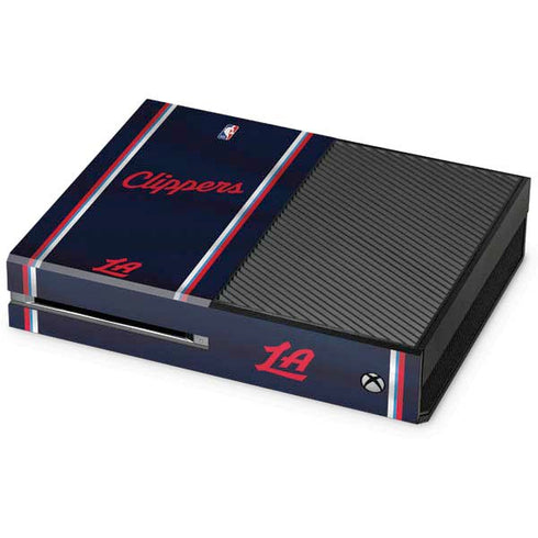 NBA Los Angeles Clippers Distressed Red Xbox One Console Skin