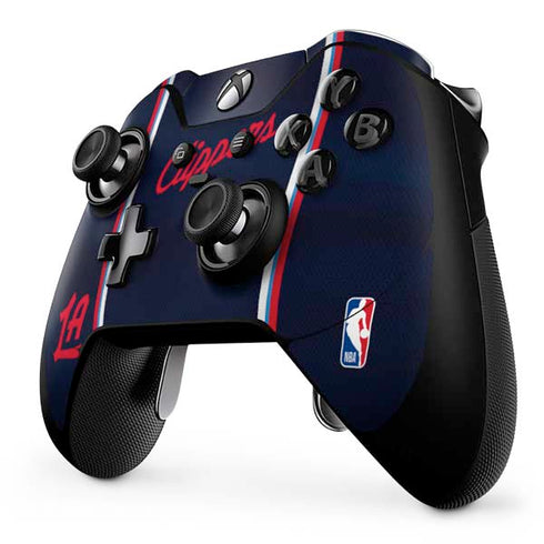 NBA Los Angeles Clippers Distressed Red Xbox One Elite Controller Skin