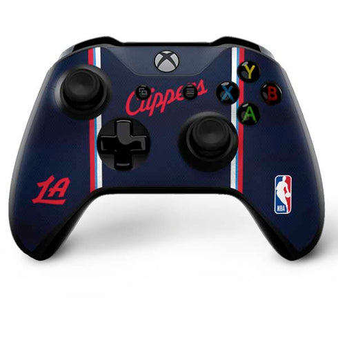 NBA Los Angeles Clippers Distressed Red Xbox One X Bundle Skin