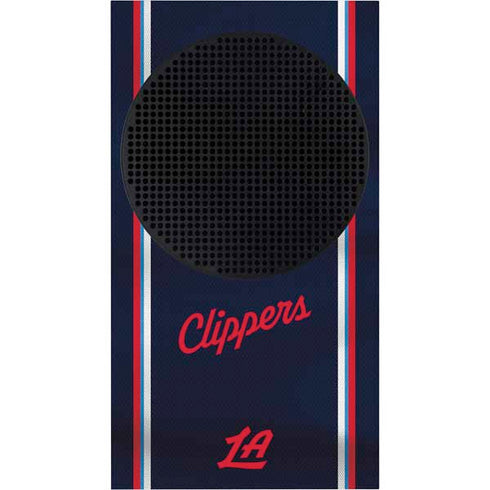 NBA Los Angeles Clippers Distressed Red Xbox Series S Console Skin