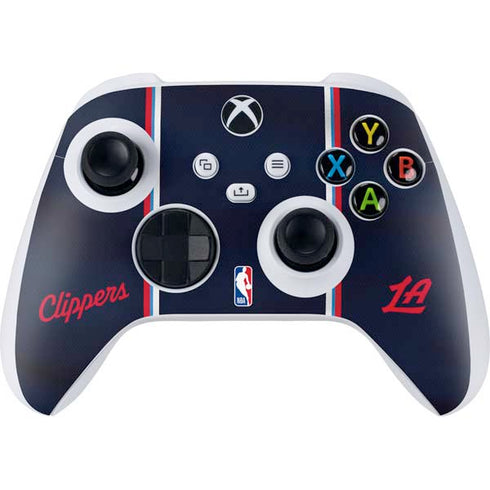 NBA Los Angeles Clippers Distressed Red Xbox Series S Skins