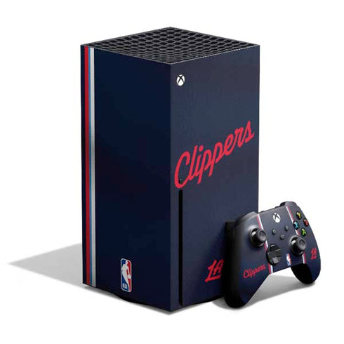 NBA Los Angeles Clippers Distressed Red Xbox Series X Bundle Skin