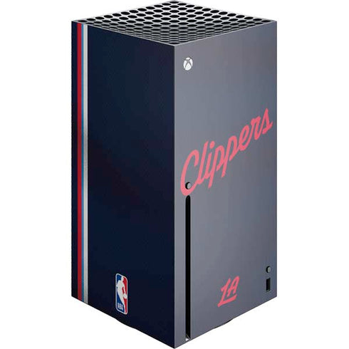 NBA Los Angeles Clippers Distressed Red Xbox Series X Skins