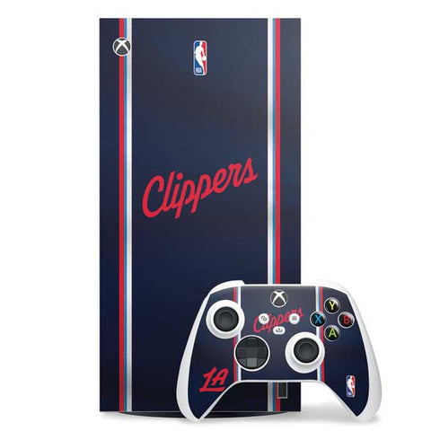 NBA Los Angeles Clippers Distressed Red Xbox Series X Skins