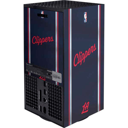 NBA Los Angeles Clippers Distressed Red XBox Series X Digital Edition Bundle Skin