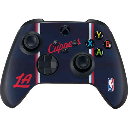 NBA Los Angeles Clippers Distressed Red XBox Series X Digital Edition Bundle Skin