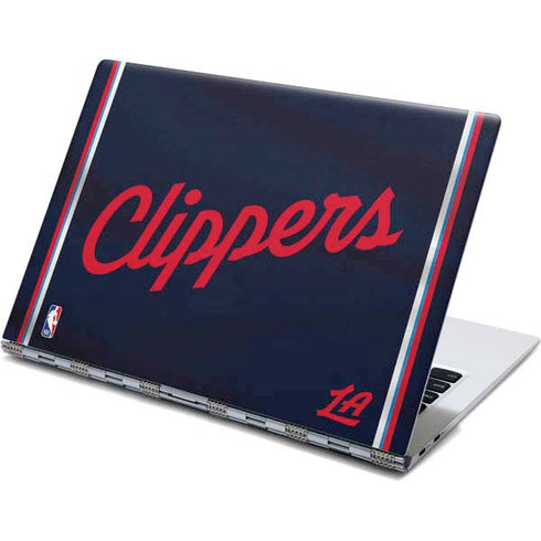 NBA Los Angeles Clippers Distressed Red Yoga 910 2-in-1 14in Touch-Screen Skin