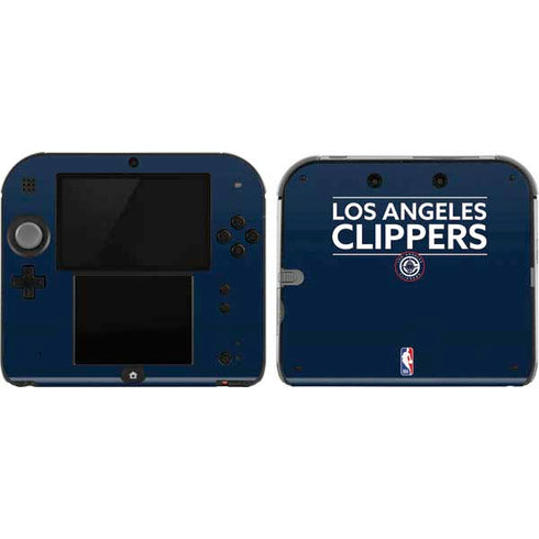 NBA Los Angeles Clippers Standard Blue Nintendo 2DS Skin