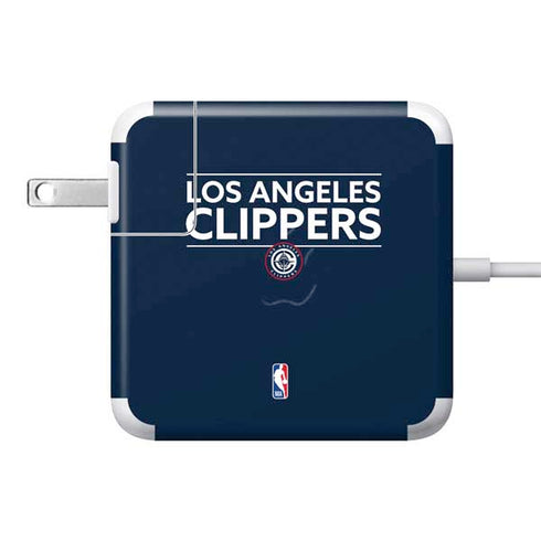 NBA Los Angeles Clippers Standard Blue 85W Power Adapter (15 and 17 inch MacBook Pro Charger) Skin