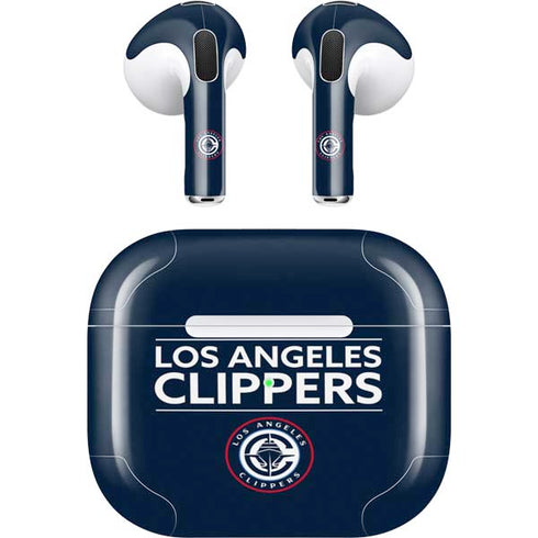 NBA Los Angeles Clippers Standard Blue Apple AirPods (3rd Gen 2021) Skin