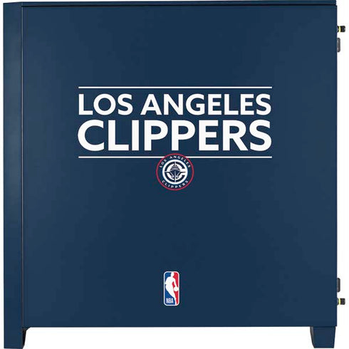 NBA Los Angeles Clippers Standard Blue Corsair 4000D Tempered Glass Mid-Tower ATX Case Skin