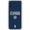 NBA Los Angeles Clippers Standard Blue Galaxy A10e Clear Case