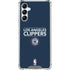 NBA Los Angeles Clippers Standard Blue Galaxy A14 5G Clear Case