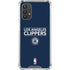 NBA Los Angeles Clippers Standard Blue Galaxy A32 5G Clear Case