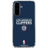 NBA Los Angeles Clippers Standard Blue Galaxy A36 5G Clear Case