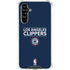 NBA Los Angeles Clippers Standard Blue Galaxy A54 5G Clear Case