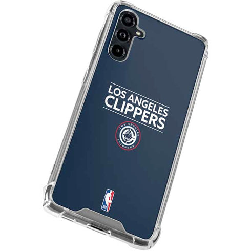 NBA Los Angeles Clippers Standard Blue Galaxy A54 5G Clear Case