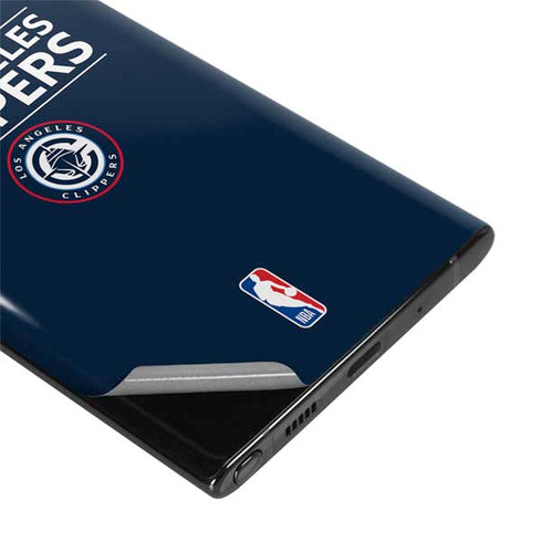 NBA Los Angeles Clippers Standard Blue Galaxy Note 10 Plus Skin