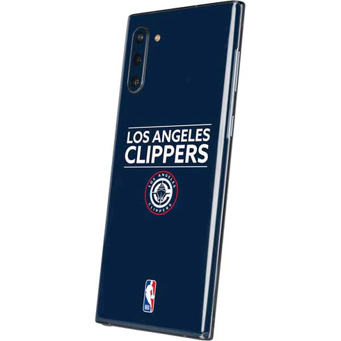 NBA Los Angeles Clippers Standard Blue Galaxy Note 10 Skin