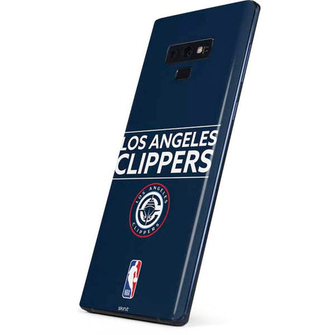 NBA Los Angeles Clippers Standard Blue Galaxy Note 9 Skin