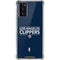 NBA Los Angeles Clippers Standard Blue Galaxy Note20 5G Clear Case