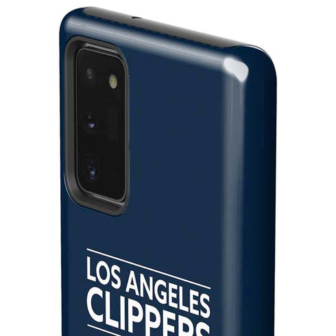 NBA Los Angeles Clippers Standard Blue Galaxy Note20 5G Pro Case