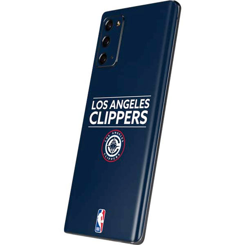 NBA Los Angeles Clippers Standard Blue Galaxy Note20 5G Skin