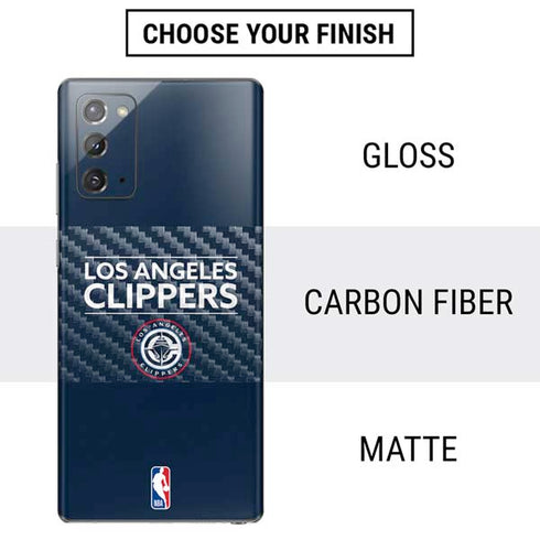NBA Los Angeles Clippers Standard Blue Galaxy Note20 5G Skin