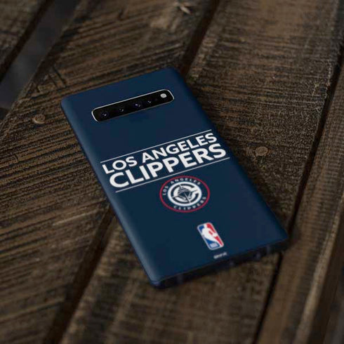 NBA Los Angeles Clippers Standard Blue Galaxy S10 Plus Skin
