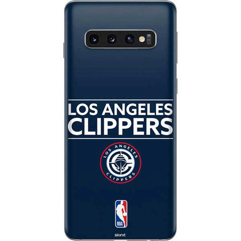 NBA Los Angeles Clippers Standard Blue Galaxy S10 Skin