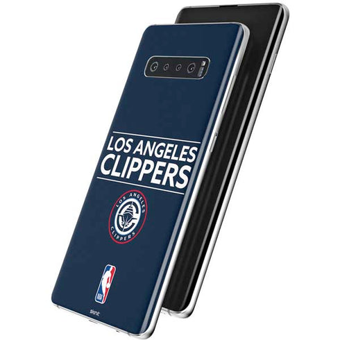 NBA Los Angeles Clippers Standard Blue Galaxy S10 Skin