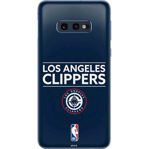 NBA Los Angeles Clippers Standard Blue Galaxy S10e Skin