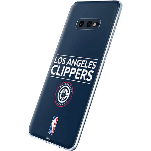 NBA Los Angeles Clippers Standard Blue Galaxy S10e Skin